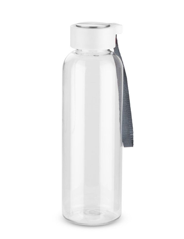 Butelka CLEAR 500 ml biały z logo