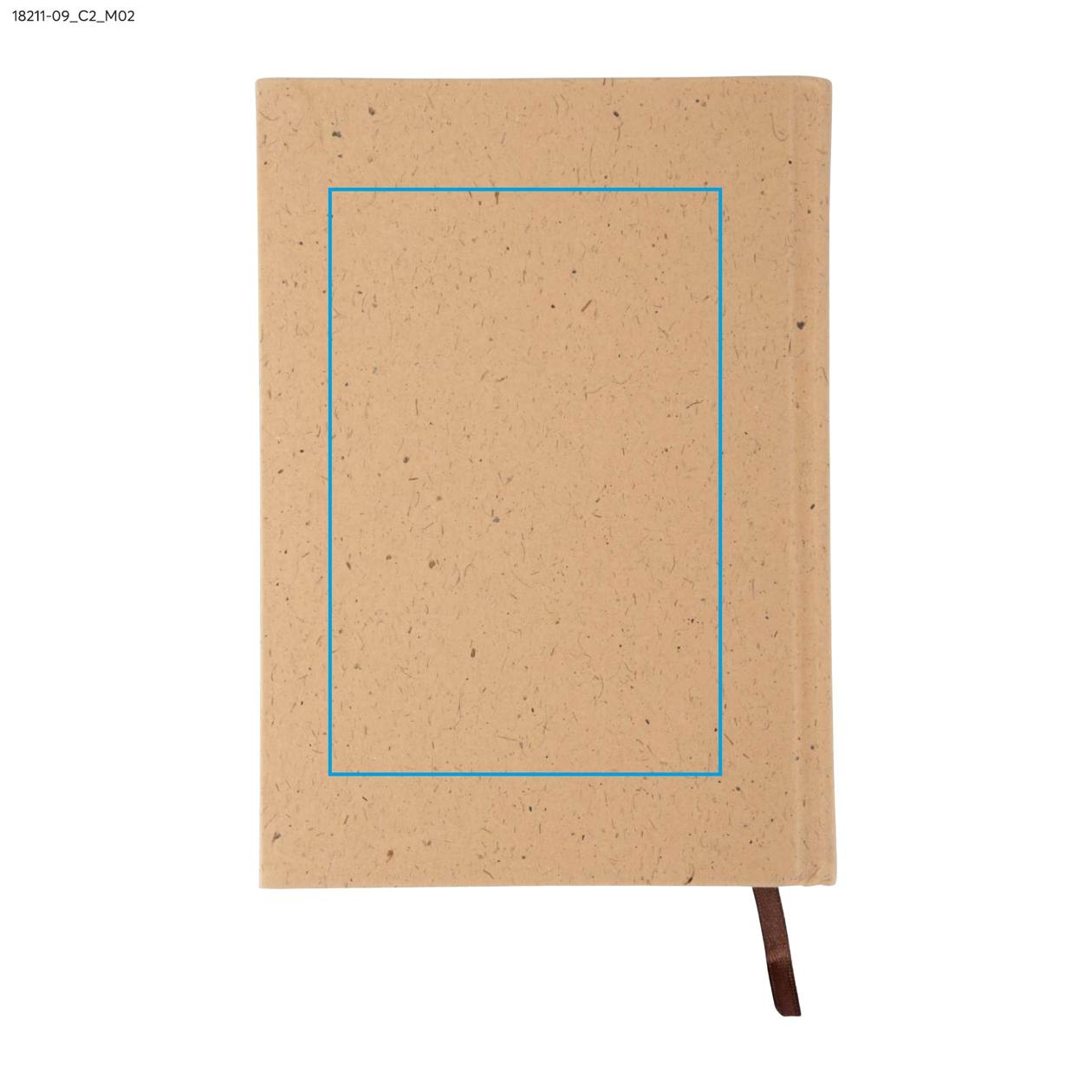 Notes COCO A5 brązowy z logo