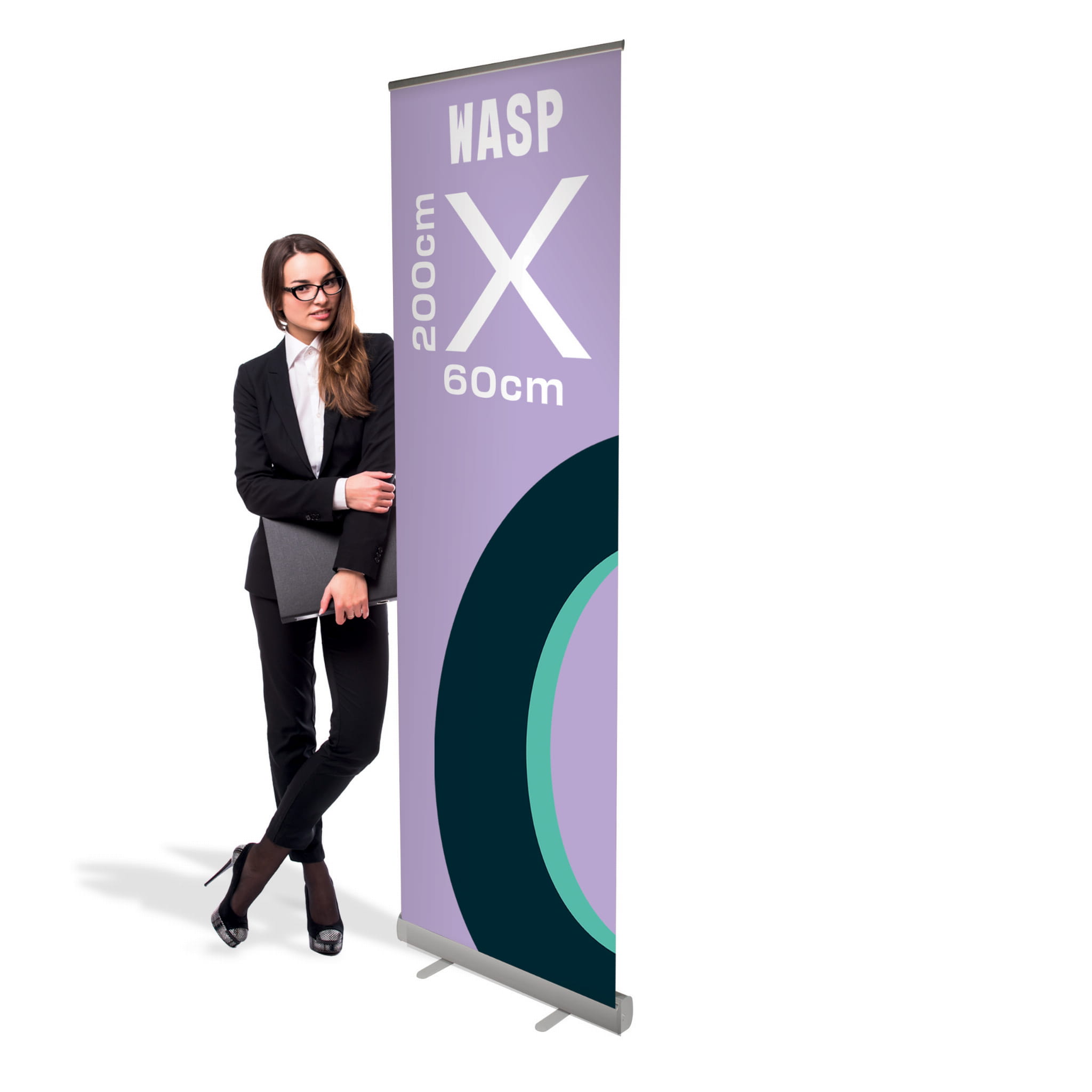 Rollup Wasp 60 x 200 cm stojak reklamowy rozwijany z opcją wydruku