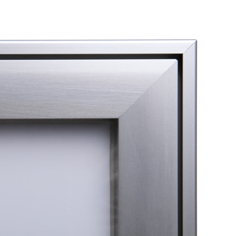 SCS 2xA4 Magnetic Display Case 44x30 cm Closed with a Key for Indoor Use, Indoor and Outdoor Display Cabinet, Advertising Display Case, Information Display Case, Notice Board, Information Board