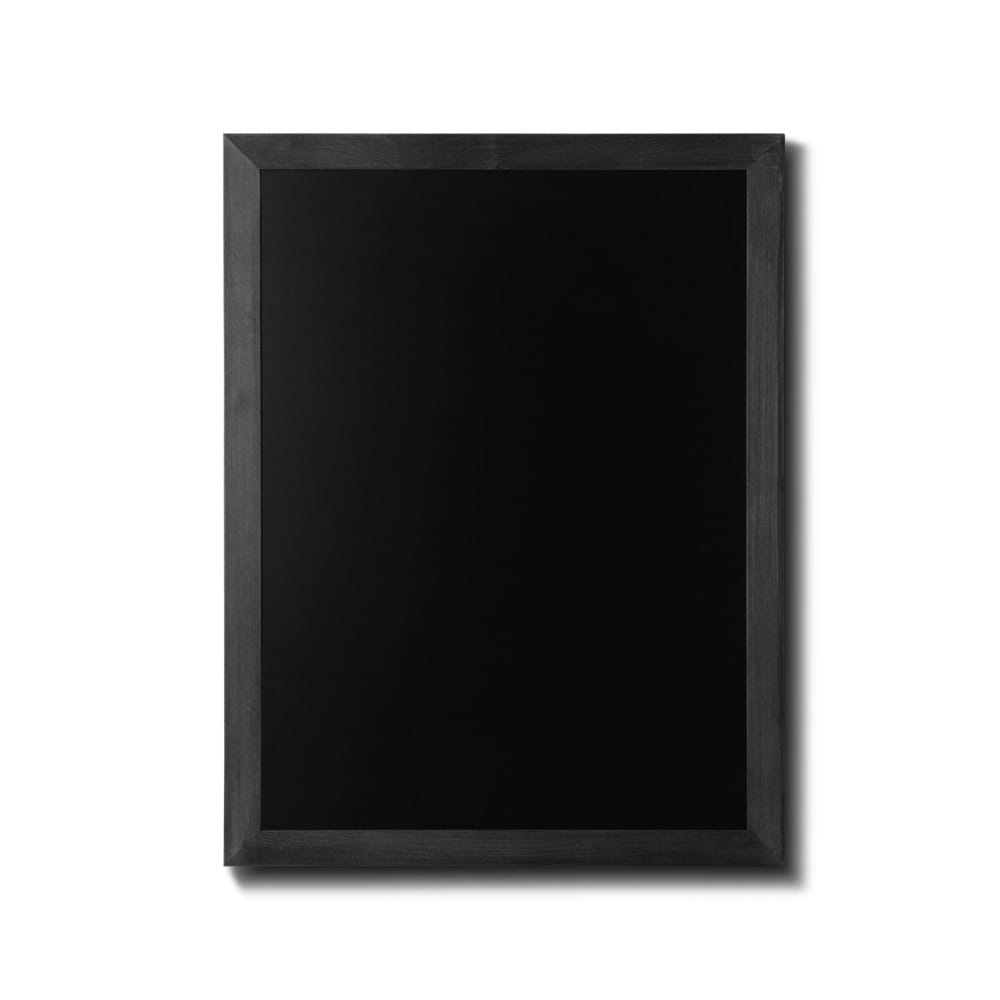 NATURE Chalkboard Black  60 x 80 cm, Wooden Chalkboard with a Black Surface for Writing with Chalk Markers