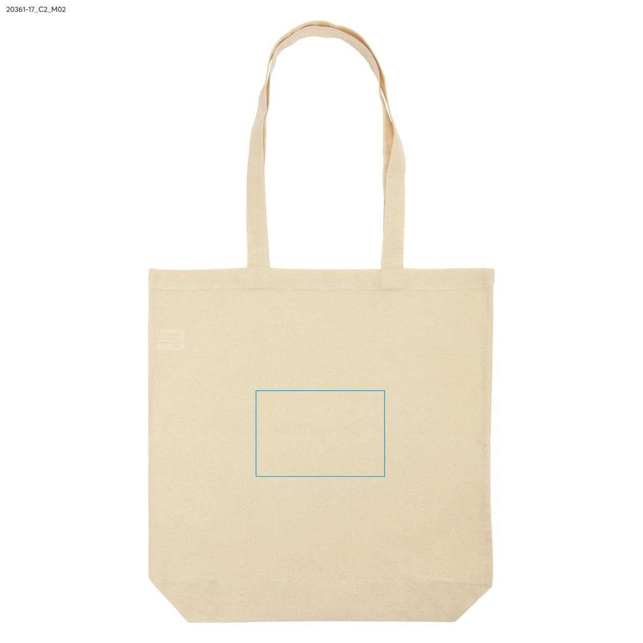 Torba bawełniana TOBI 140 g beżowy (naturalny) z logo