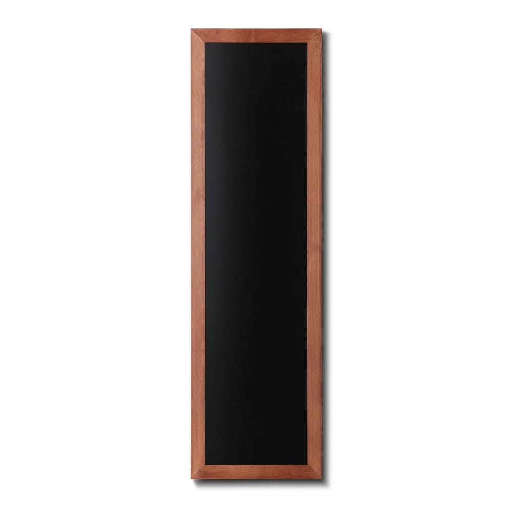 NATURE Chalkboard Light Brown 40 x 120 cm, Wooden Chalkboard with a Black Surface for Writing with Chalk Markers