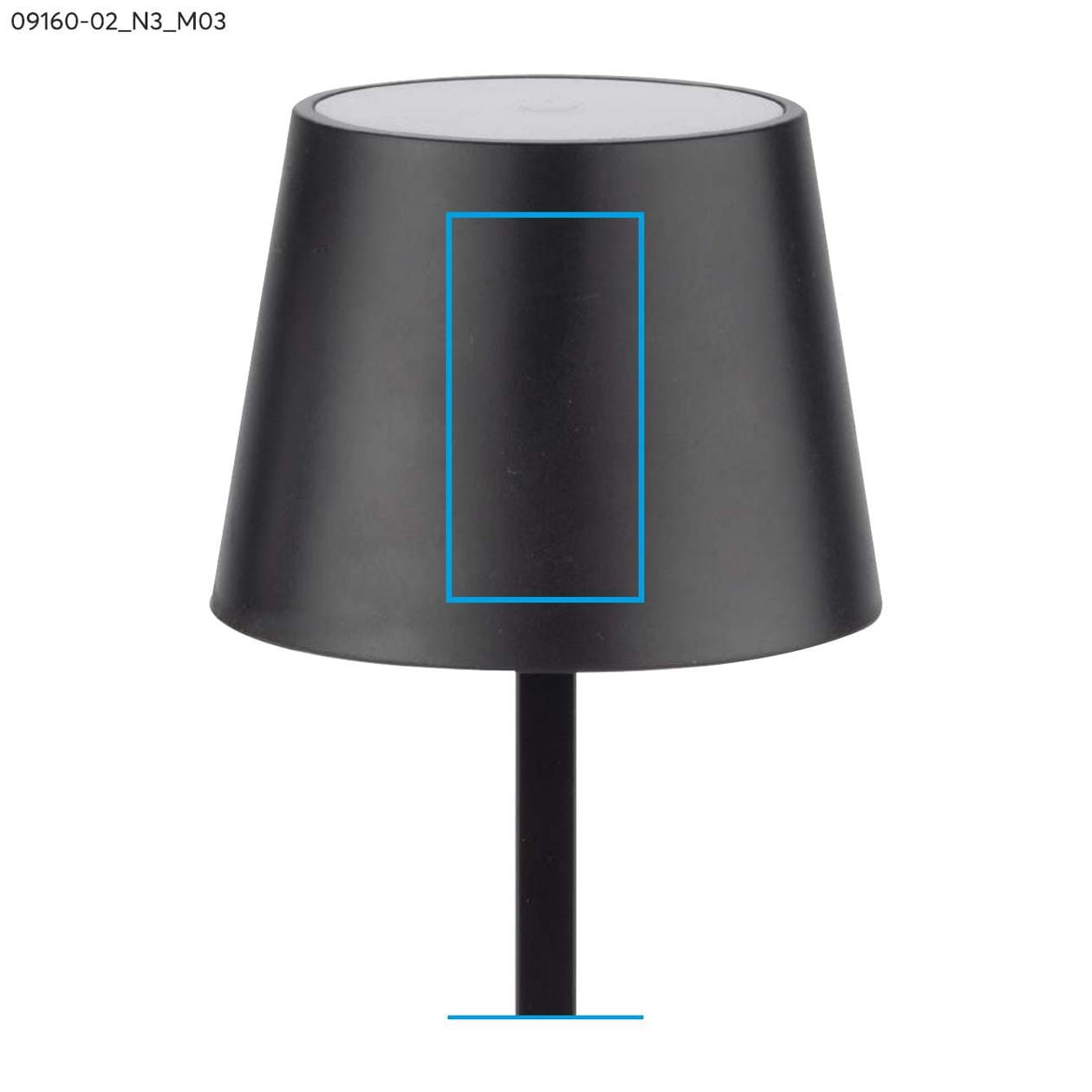 Lampka biurowa VIDIA czarny