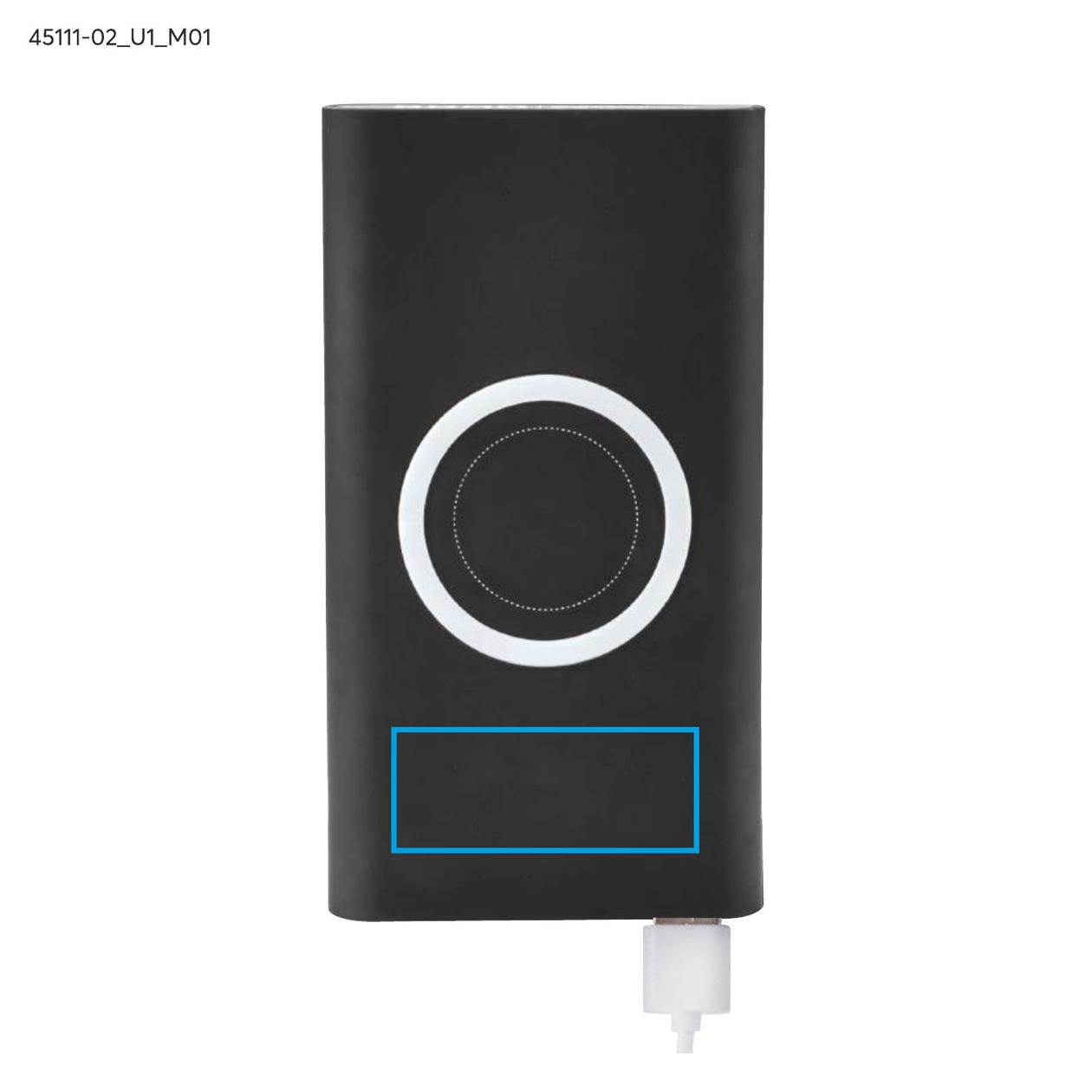 Power bank DOUBLE 8000 mAh czarny