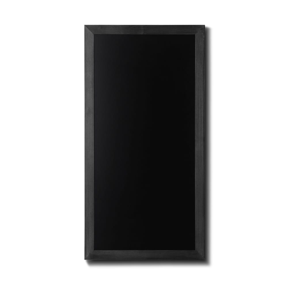 NATURE Chalkboard Black  56 x 100 cm, Wooden Chalkboard with a Black Surface for Writing with Chalk Markers