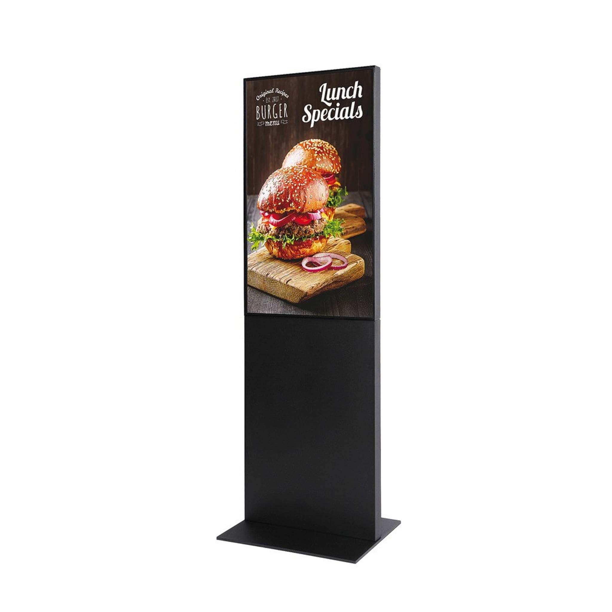 Multimedialny totem reklamowy z ekranem 43" Trend Line - Czarny
