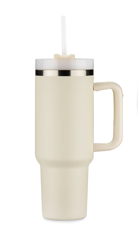 Kubek termiczny STANLI 1000 ml beżowy (naturalny) z logo