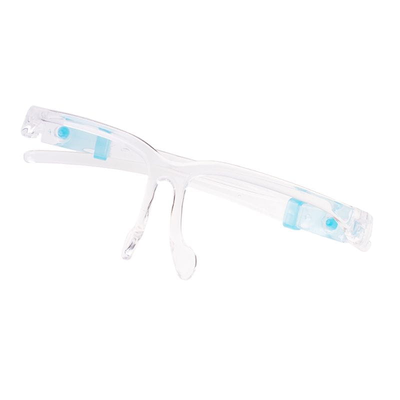 Protective Visor With Glasses Face Shield With an Eyeglass Holder Clear Plastic Nose And Mouth Guard Full Face Shield