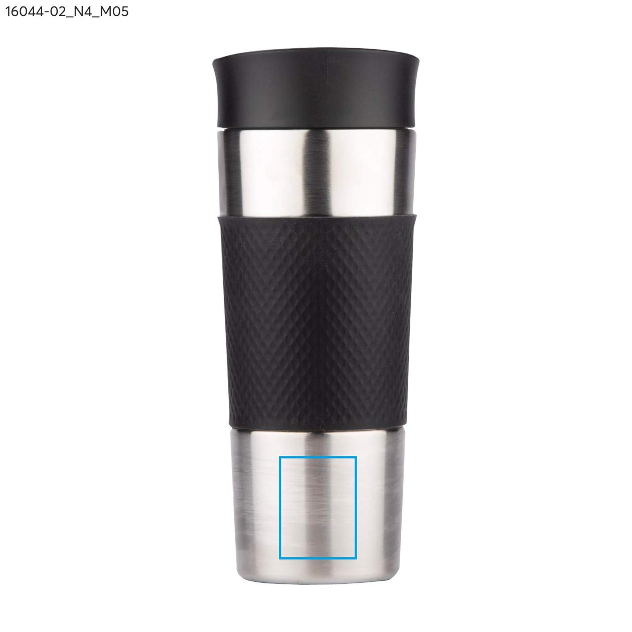 Kubek termiczny RONDE 420 ml czarny