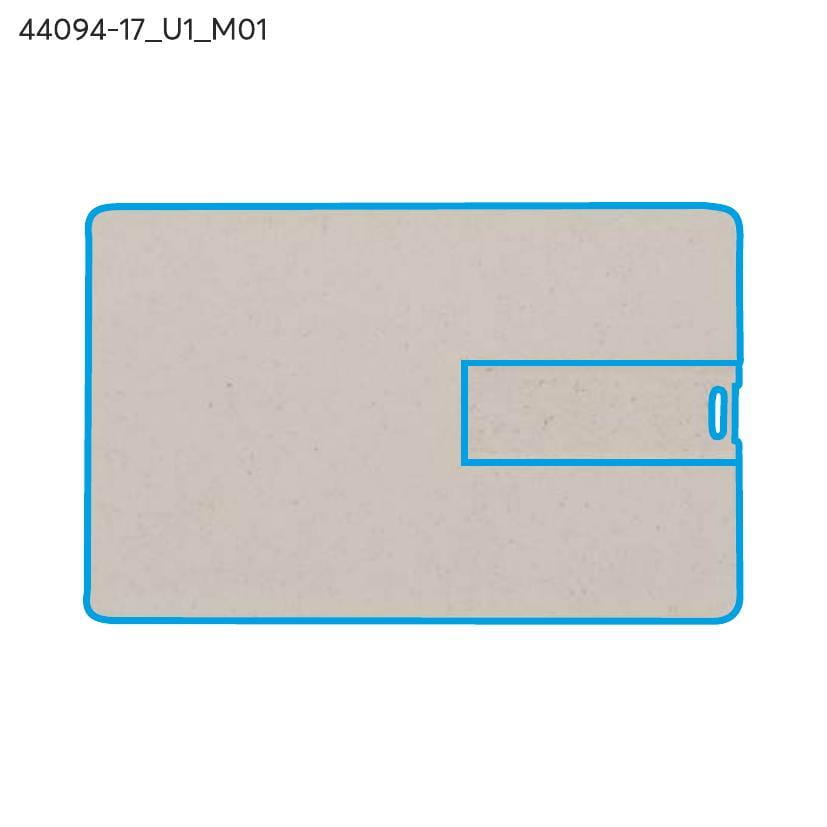 Pamięć USB KARTA ECO 64 GB biały