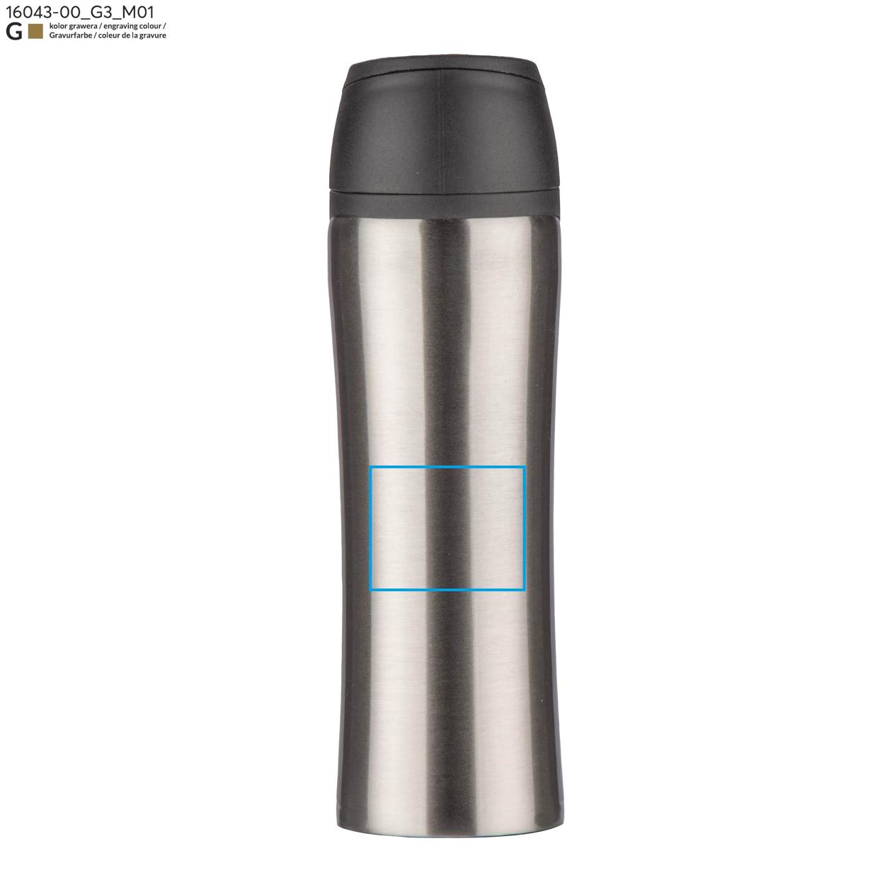 Kubek termiczny MIKE 450 ml srebrny