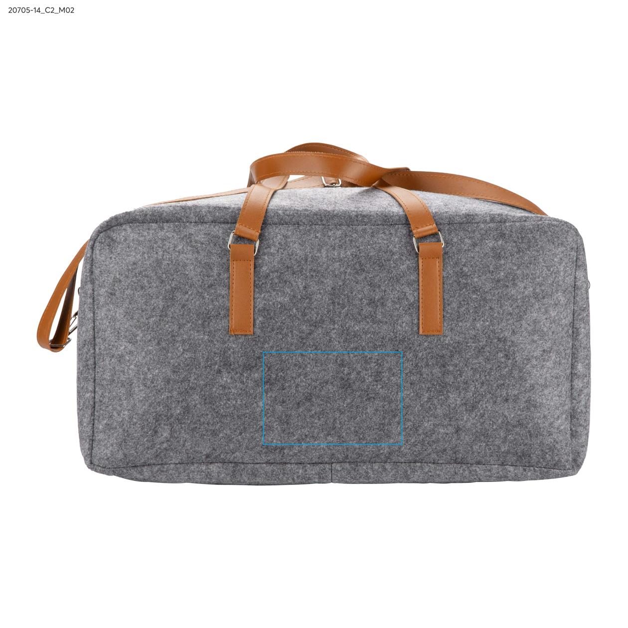 Torba filcowa rPET FELT2GO popielaty (szary)