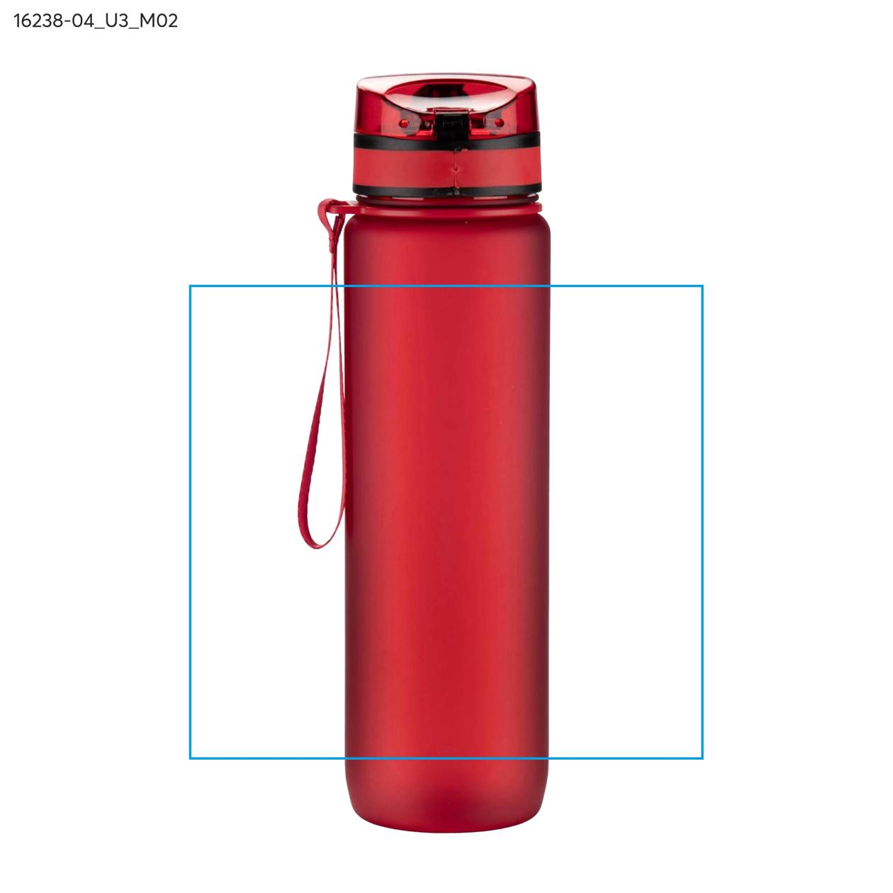 Bidon motywacyjny 1000 ml MOTIVA czerwony