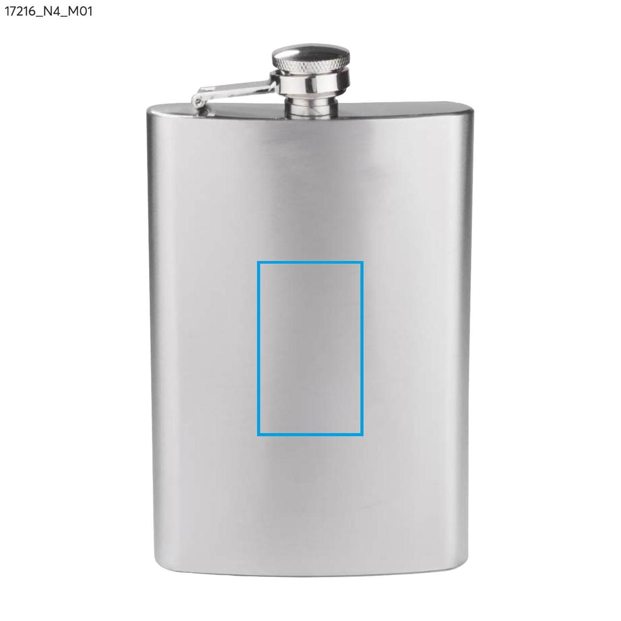 Piersiówka NEVIS 240 ml srebrny