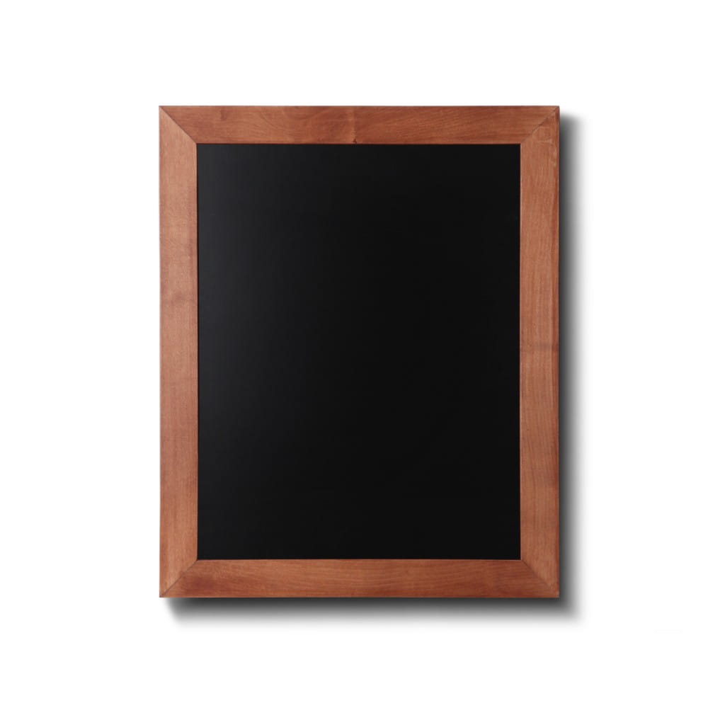 NATURE Chalkboard Light Brown 40 x 50 cm, Wooden Chalkboard with a Black Surface for Writing with Chalk Markers