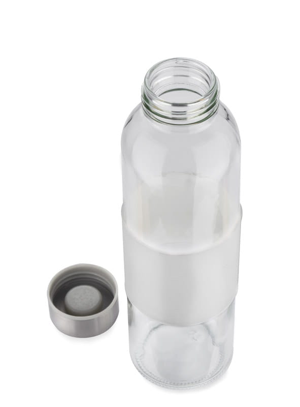 Butelka szklana GLASSI 480 ml biały